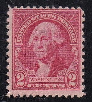 # 707 (1932) Washington Portraits - Sgl, FVF MNH