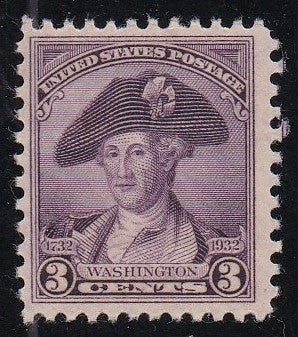 # 708 (1932) Washington Portraits - Sgl, VF MNH