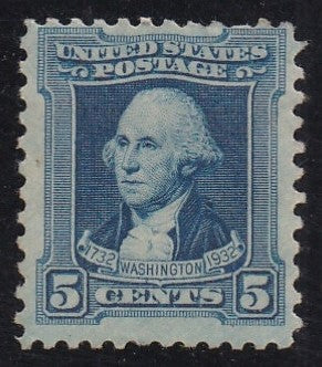 # 710 (1932) Washington Portraits - Sgl, Fine MH