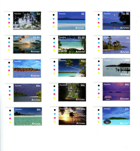 A #547-61 Island Aerial Views Set of Singles