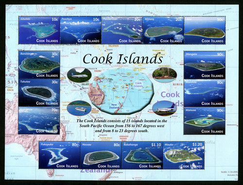 CI # 1343 Island Aerial Views Sheetlet
