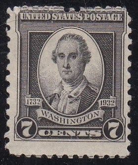 # 712 (1932) Washington Portraits - Sgl, VG MNH
