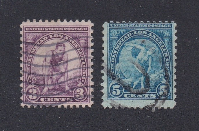 # 718-19 (1932) Olympic Games - Sgls, Set/2, Used