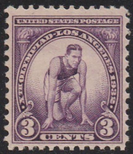 # 718 (1932) Olympic Games, Runner - Sgl, VF MNH