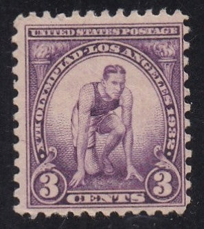 # 718 (1932) Olympic Games, Runner - Sgl, F MNH