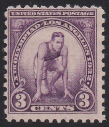 # 718 (1932) Olympic Games, Runner - Sgl, FVF MNH