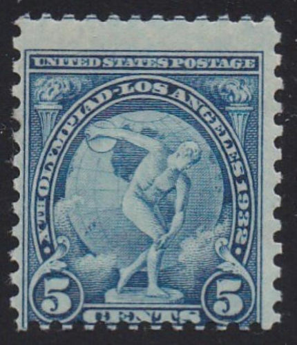 # 719 (1932) Olympic Games, Discus - Sgl, VG MNH