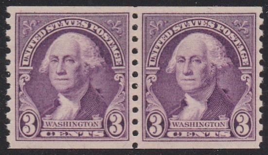 # 721 (1932) Washington - Coil pr, VF/XF MNH [1]
