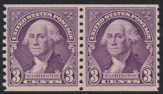 # 721 (1932) Washington - Coil pr, MNH [2]