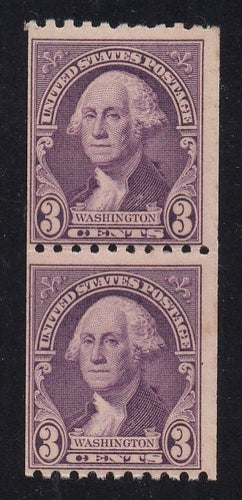 722 (1932) Washington - Coil pr, F MNH