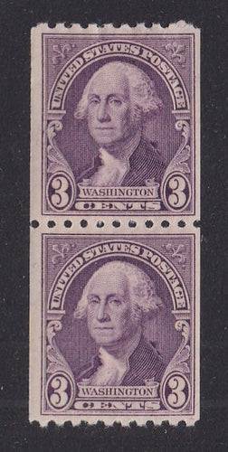 722 (1932) Washington - Coil pr, VF, MNH/MH