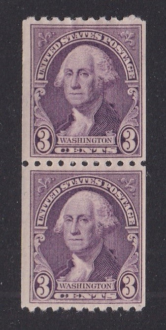 722 (1932) Washington - Coil pr, VF, MNH/MH
