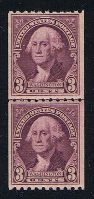 722 (1932) Washington - Coil LP, MNH [3]