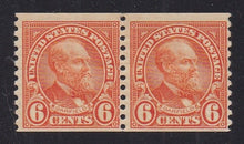 # 723 (1932) Garfield - Coil pr, F MH, pm
