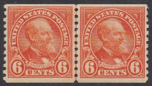 # 723 (1932) Garfield - Coil LP, VF/XF MNH [3]