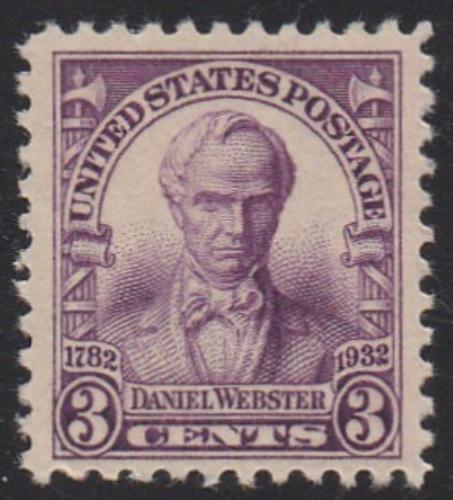 # 725 (1932) Webster - Sgl, VF MNH