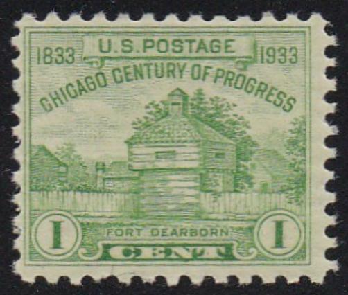 # 728 (1933) Restoration of Fort Dearborn - Sgl, MLH