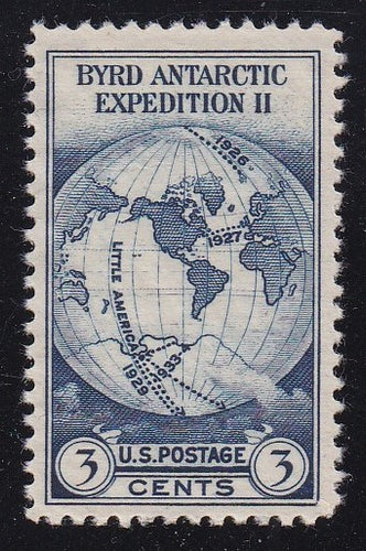 # 733 (1933) Byrd Antarctic - Sgl, VF MNH