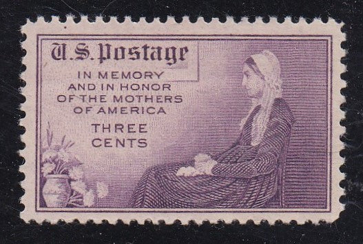 # 737 (1934) Whistler's Mother - Sgl, VF MNH