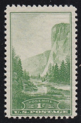 # 740 (1934) National Parks, Yosemite - Sgl, FVF MNH