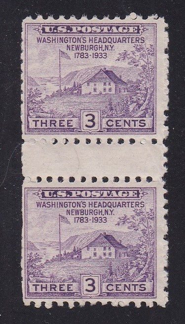 # 752 (1935) Washington Headquarters - V pr / H gutter, NGAI [3]