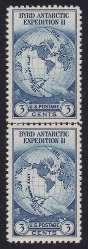 # 753 (1935) Byrd Antarctic - V pair / H line, NGAI