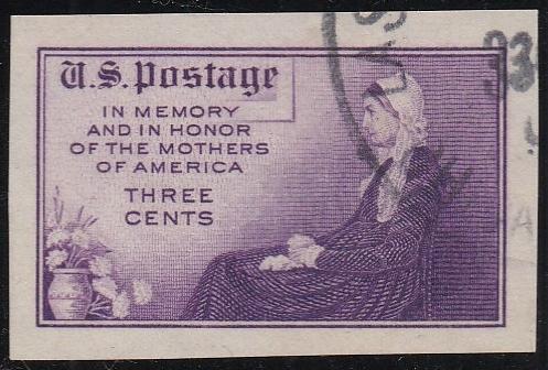 # 754 (1935) Whistler's Mother - Sgl, Used, Jumbo [1]