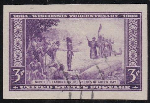 # 755 (1935) Wisconsin - Sgl, Used [2]