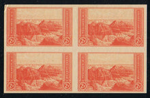 # 756-65 National Parks, Imperforate - BK/4's, Set/10, NGAI