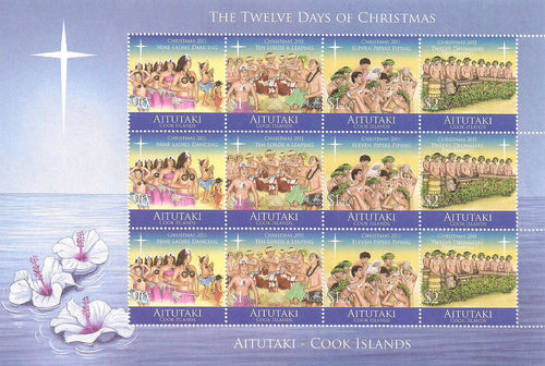 A # 579, 2011 Twelve Days of Christmas Mini-Sheet