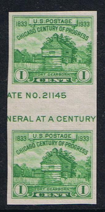 # 766a (1935) APS Issue - S/S, V pr / H gutter, NGAI