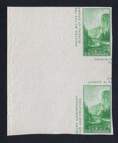 # 769a (1935) National Parks S/S, Farley Special Printing - V pr / H Gutter, NGAI