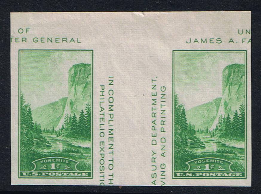 # 769a (1935) Trans-Miss Expo - SS, H pair / V gutter, NGAI