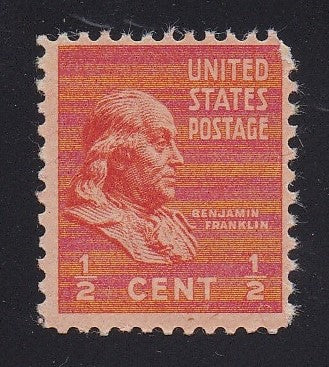 # 803 (1938) Franklin - Sgl, MNH