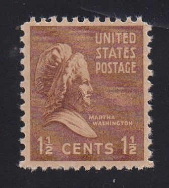 # 805 (1938) Martha, bister brown - Sgl, MLH