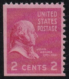 # 806b (1942) Adams - Bklt sgl, MNH