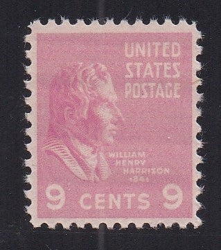# 814 (1938) Harrison, rose pink - Sgl, MNH