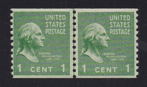 # 839 (1939) Washington - Coil LP, H, F-VF MNH [1]