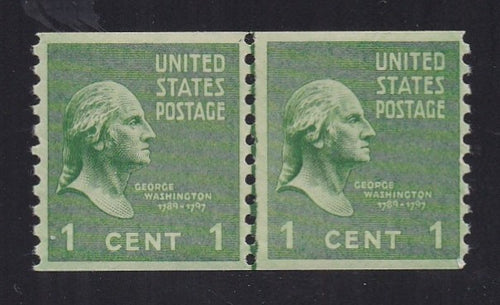 # 839 (1939) Washington - Coil LP, H, MNH [2]