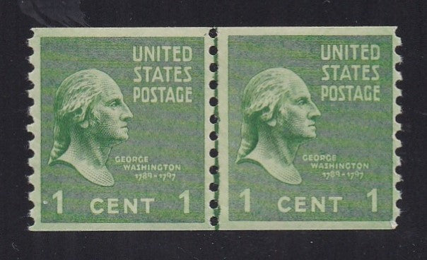 # 839 (1939) Washington - Coil LP, H, MNH [2]