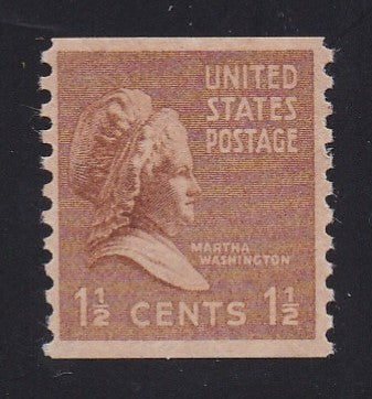 # 840 (1939) Martha - Coil sgl, H, MNH