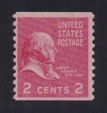 # 841 (1939) J Adams - Coil sgl, H, MNH