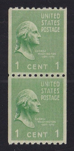 # 848 (1939) Washington - Coil pr, V, MNH