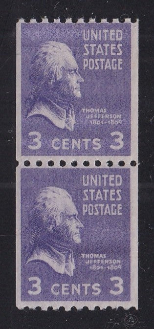 # 851 (1939) Jefferson - Coil pr, V, MLH