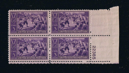 # 855 (1939) Sandlot Baseball - PB, LR #22385, MNH