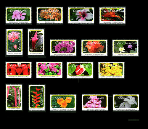 # 1305-22 Flora / Flowers 2010 Definitive Issue Singles