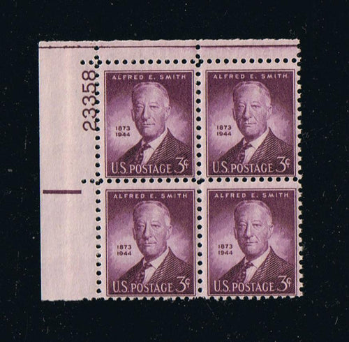 # 937 (1945) Alfred Smith - PB, UL #23358, MNH
