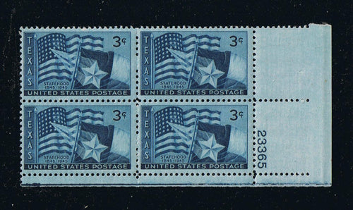 # 938 (1945) Texas Statehood - PB, LR #23365, MNH