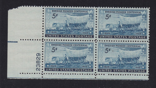 # 958 (1948) Swedish Pioneers - PB, LL #23829 MNH