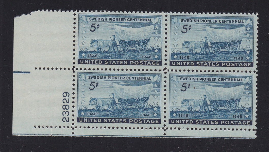 # 958 (1948) Swedish Pioneers - PB, LL #23829 MNH